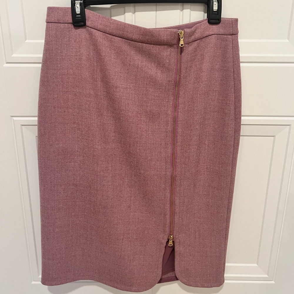 J.Crew Wool Zip Pencil Skirt